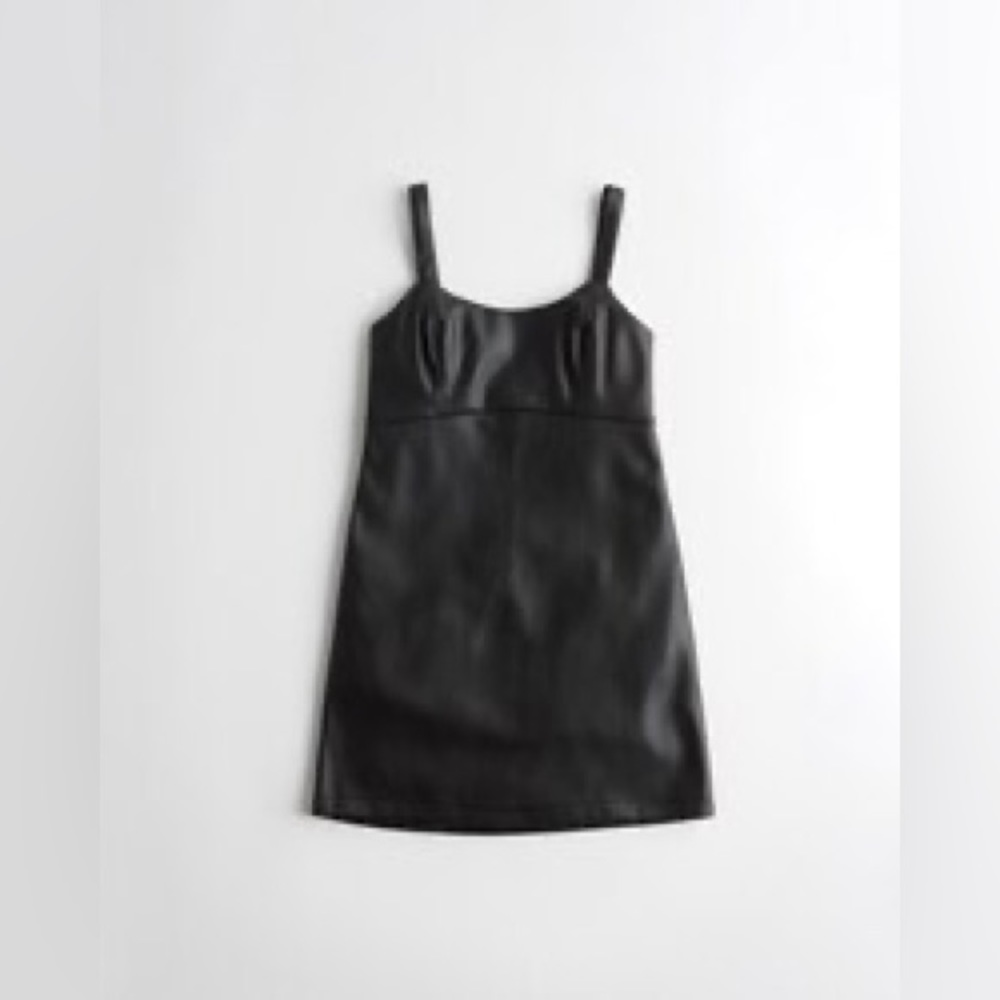 Leather Mini Dress - Picture 2 of 3